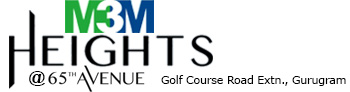 Logo M3M Heights 65th Avenue Sector 65 Main Golf Course Extension Raod Gurgaon